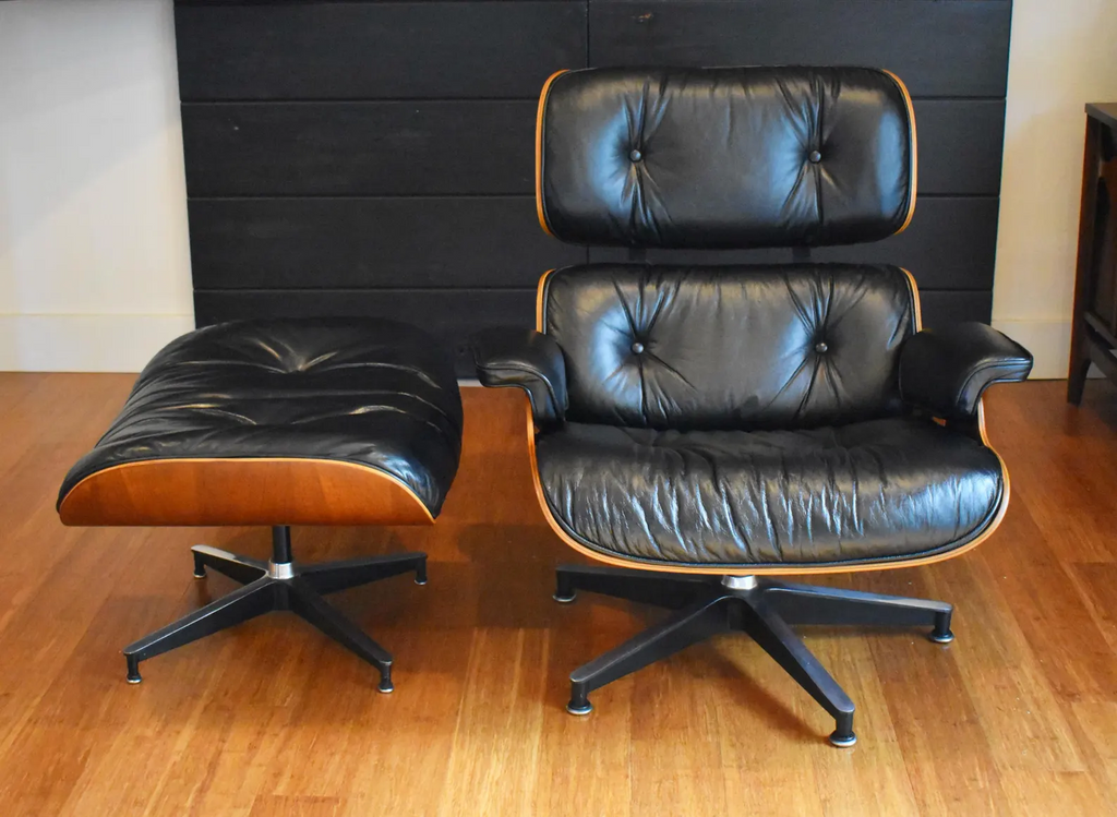 Herman Miller Eames Lounge Chair & Ottoman - Black/Rosewood