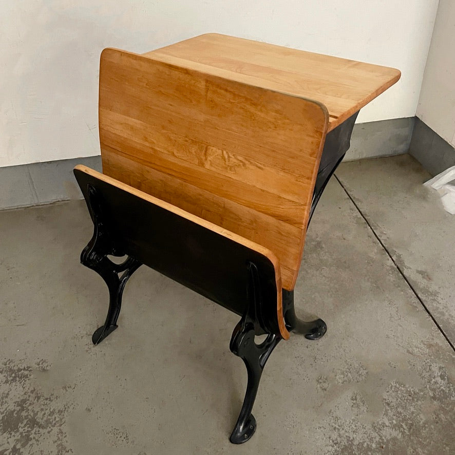 Refinished Haywood Wakefield Antique School Desk, 1930s