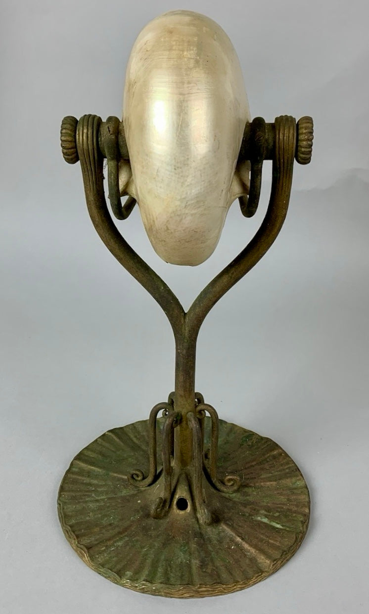 Authenticated Tiffany Studios NY 'Nautilus' Shell Table Lamp – LAMP/PARTS