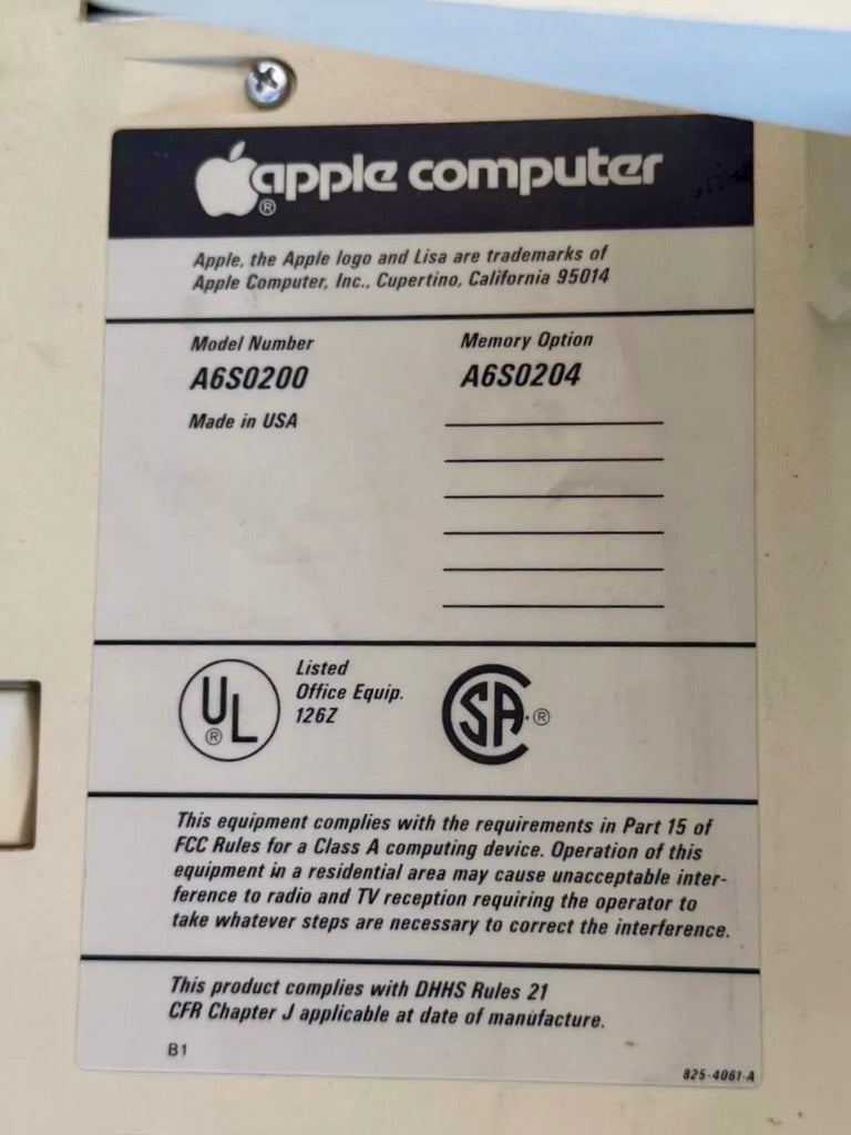 LISA 2/5 Computer w/ Accessories, by Apple Inc.