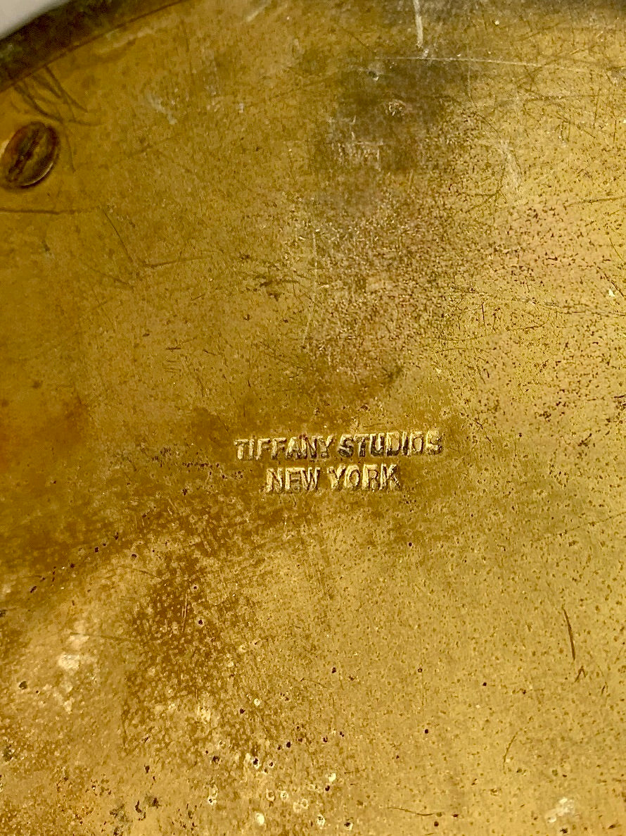 Authenticated Tiffany Studios NY 'Nautilus' Shell Table Lamp – LAMP/PARTS