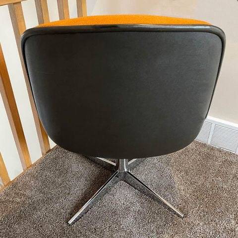 Pollock Executive Swivel 451 Office Chair, in Orange; by Steelcase