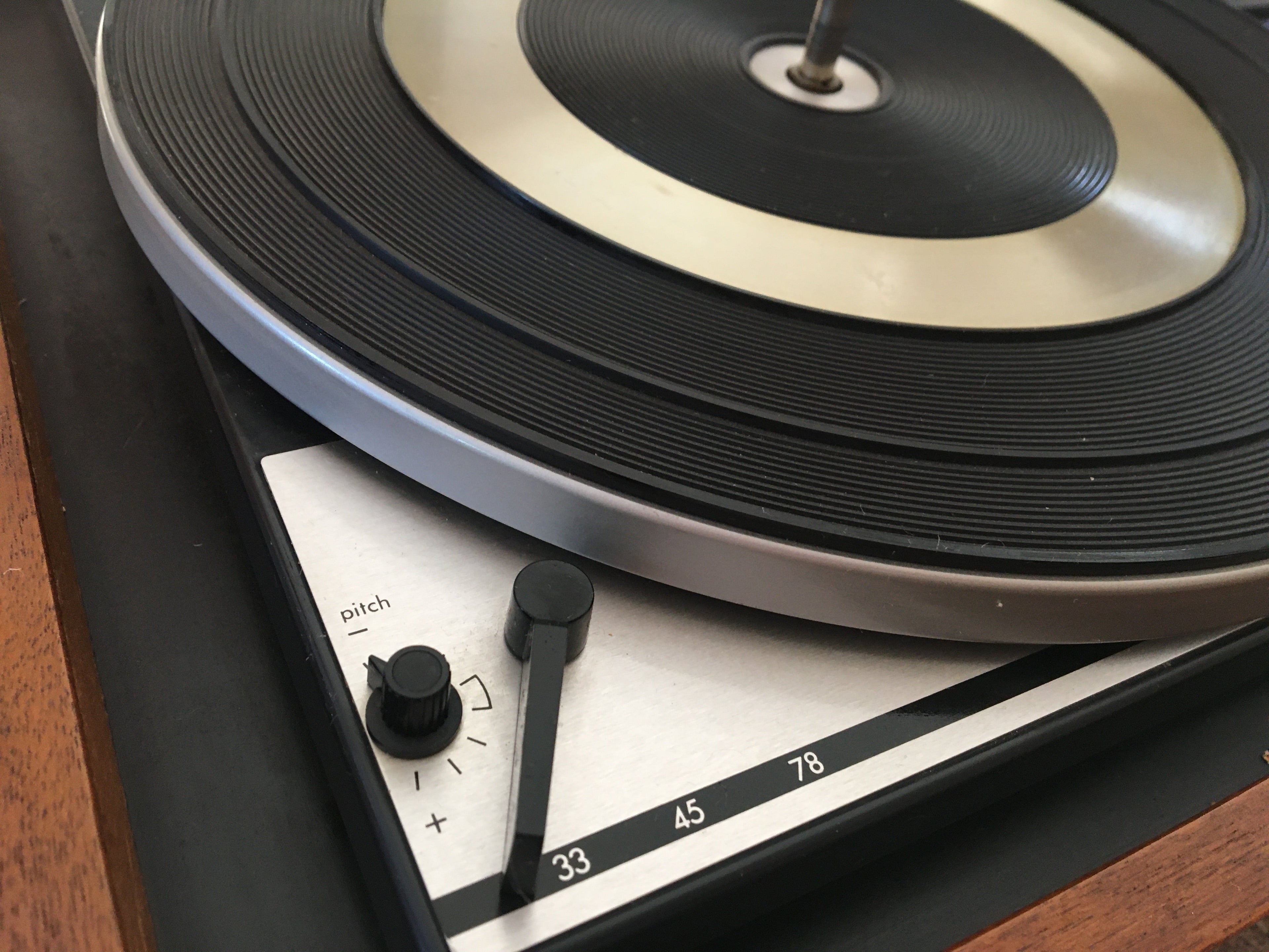 DUAL 1215 Turntable, by United Audio; Cherry