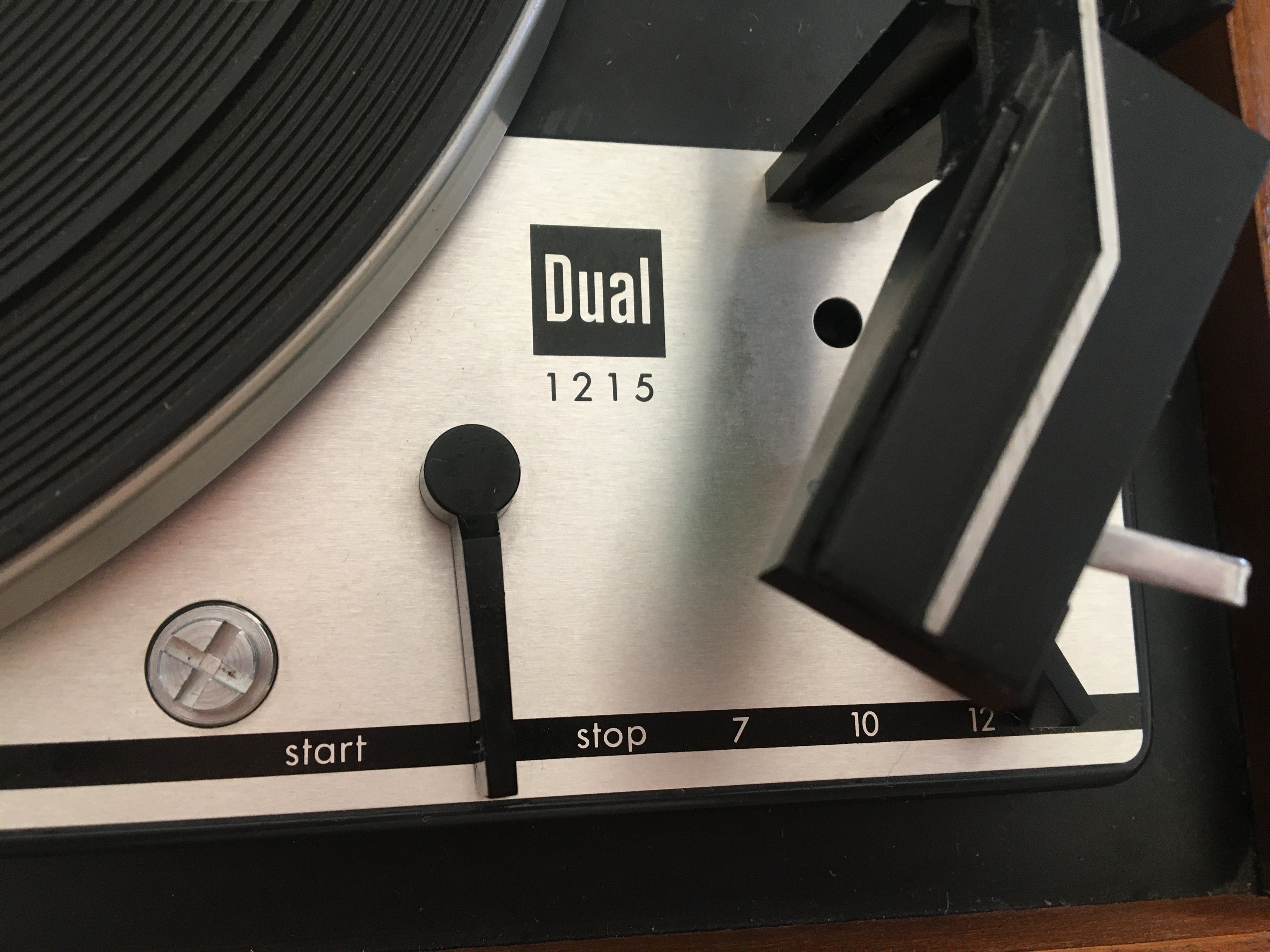DUAL 1215 Turntable, by United Audio; Cherry