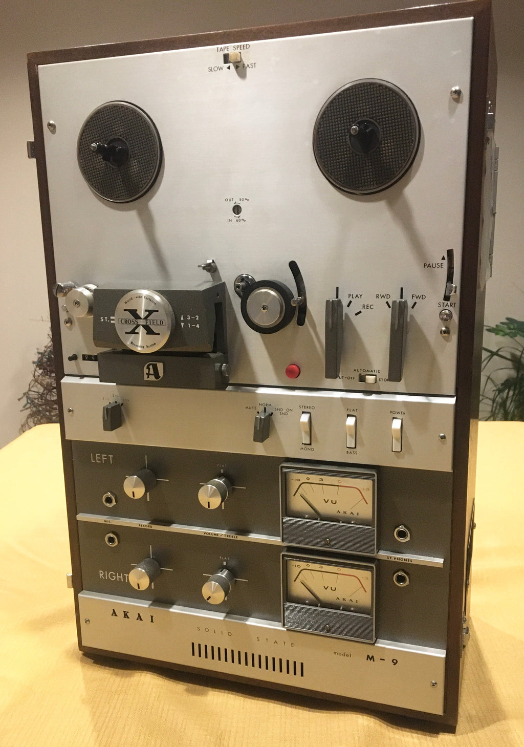 AKAI M-9 Solid Slate Reel-to-Reel Tape Player - 1960s