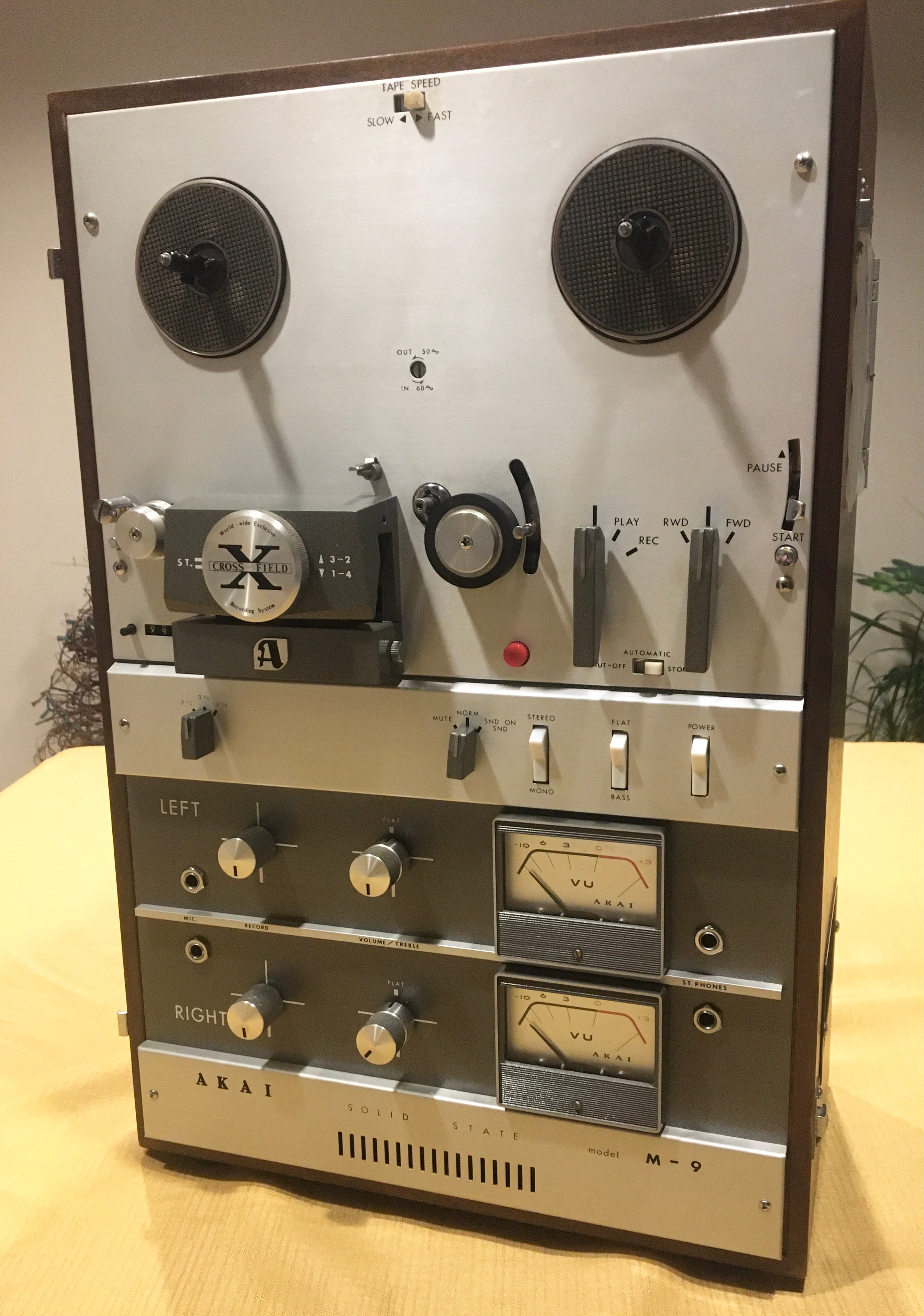 AKAI M-9 Solid Slate Reel-to-Reel Tape Player - 1960s