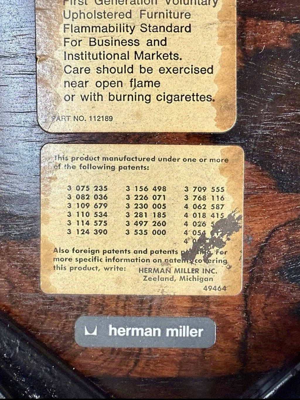 Herman Miller Eames Lounge Chair & Ottoman (2nd Gen) - Black/Rio