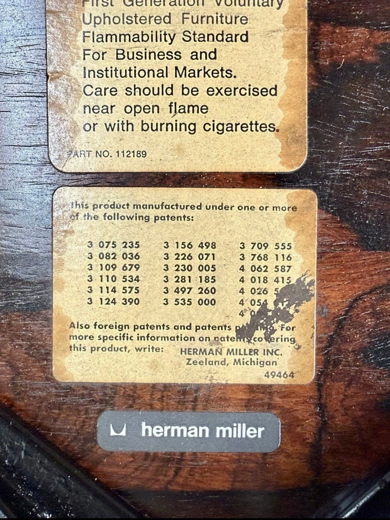 Herman Miller Eames Lounge Chair & Ottoman (2nd Gen) - Black/Rio