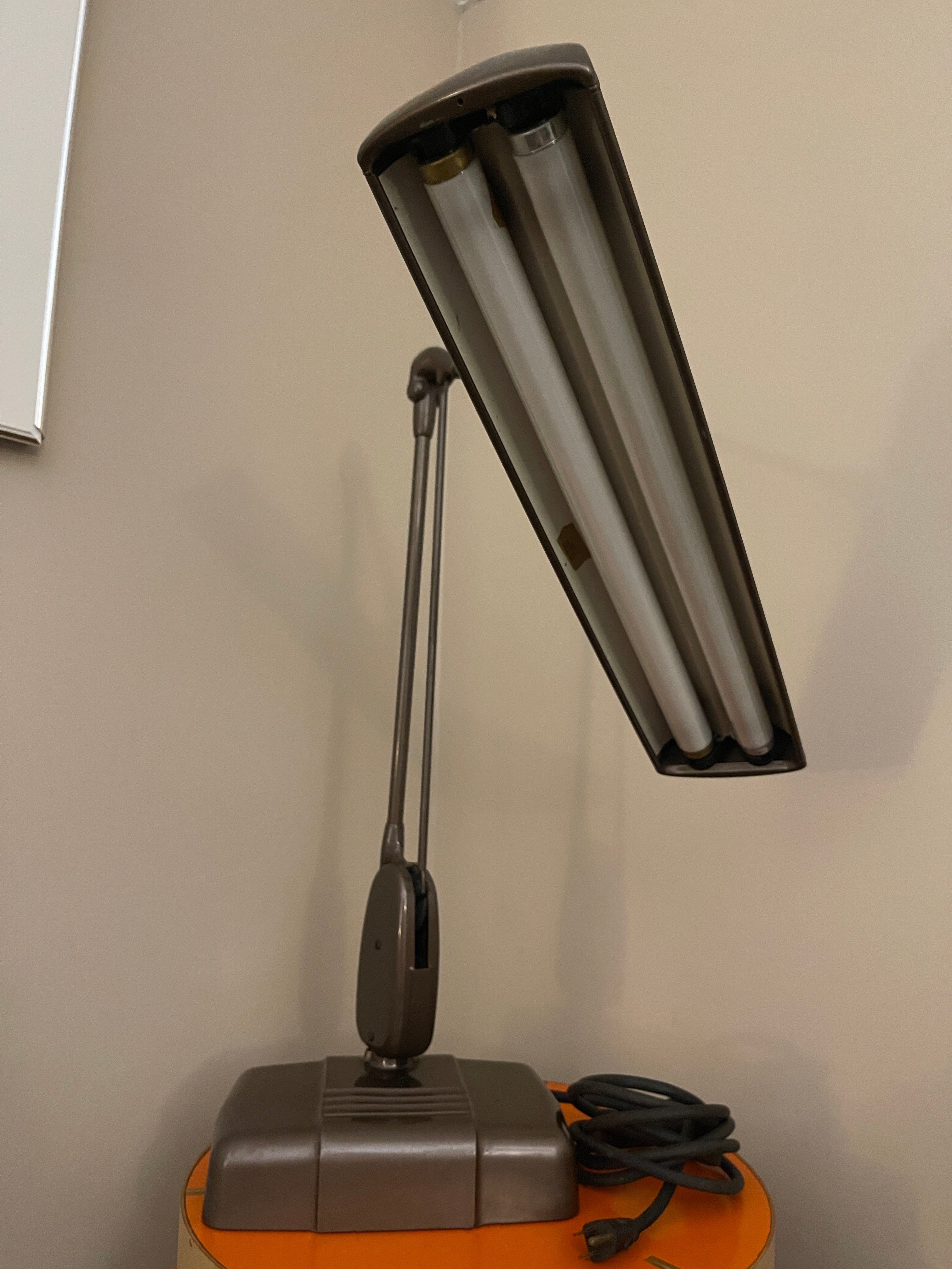 Dazor Industrial Drafting Lamp #2324-15, Bronze