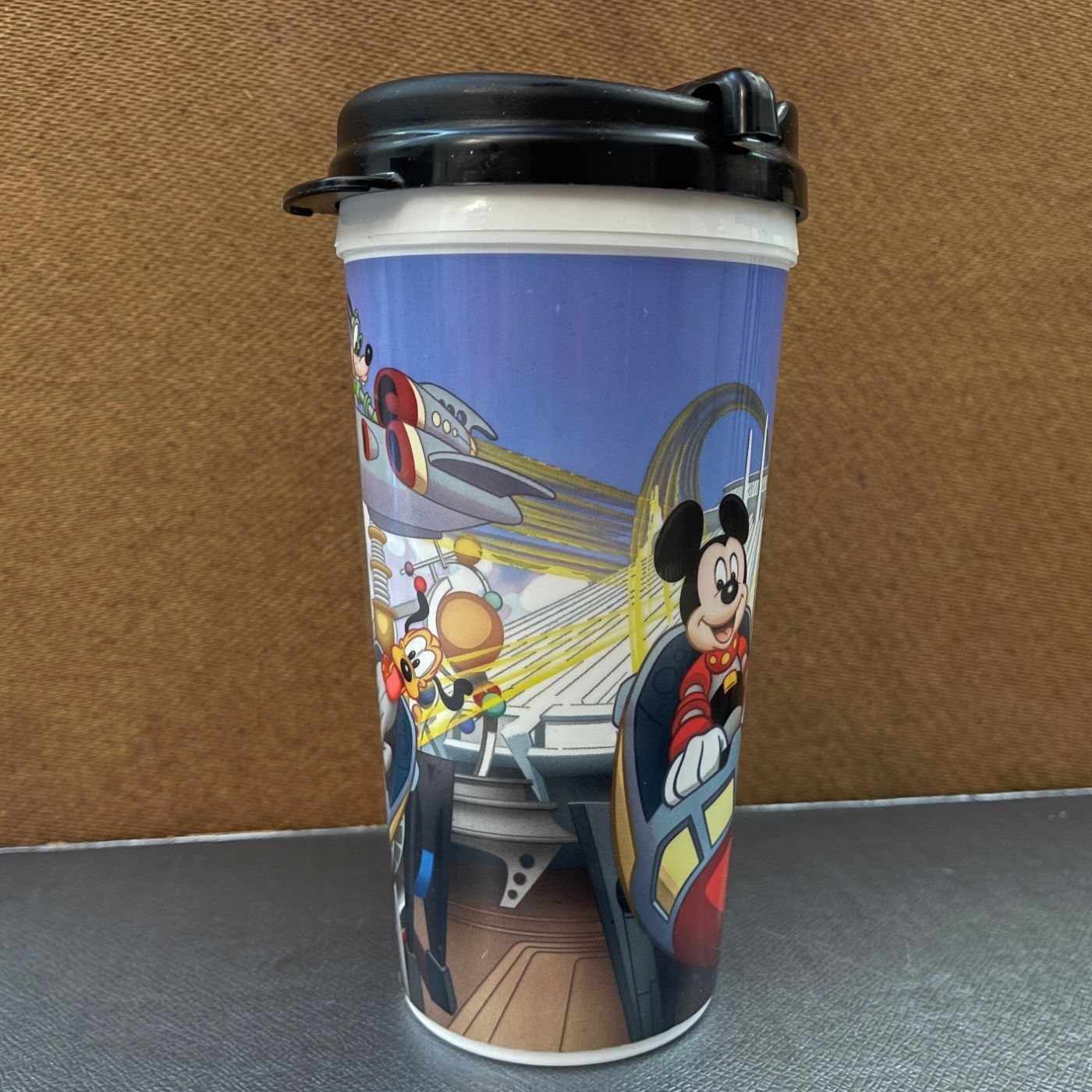 'Astro Orbiter'' Rapid-Fill Refillable Mug, Black; Disney Resorts