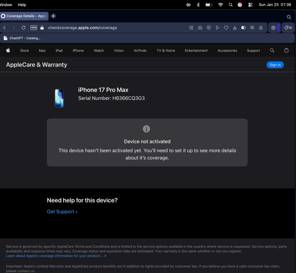 Pair of iPhone 17 Pro Max A256GB/Cosmic Orange/Unlocked