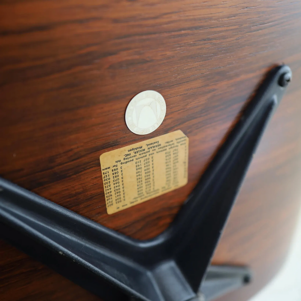 Herman Miller Eames Lounge Chair & Ottoman - Black/Rosewood